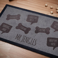 personalised Doggy Likes Doormat