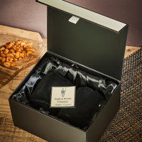 English Pewter Double Golf Whisky Glasses Gift Set