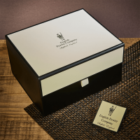 English Pewter Double Golf Whisky Glasses Gift Set