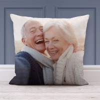 personalised Double Sided Photo Cushion 12x12"
