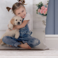personalised Double Sided Photo Cushion 22x22"