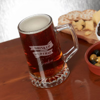 Drink Up Pint Glass Tankard 