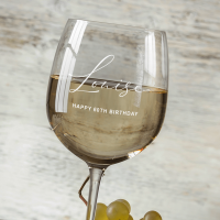 Personalised wine Glass