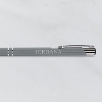 Grey Engraved Pen