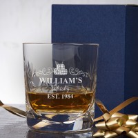 Barrel Name Crystal Whisky Tumbler 