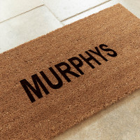 personalised 1 line doormat