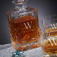 personalised initials decanter