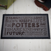 personalised family name doormat