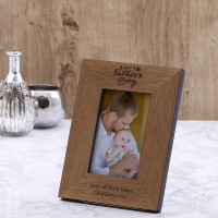 personalised Fathers Day Wood Frame 6x4