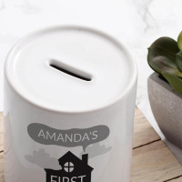 personalised First Home Personalised Money Box