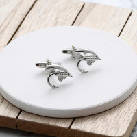 personalised fishing hook cufflinks