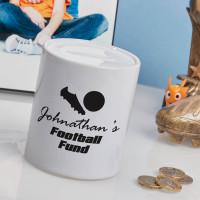 personalised football fund money box