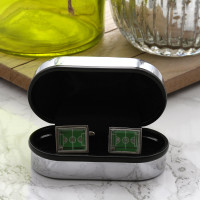 personalised Football Game Cufflinks Gift Set