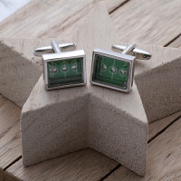 personalised Football Game Cufflinks Gift Set