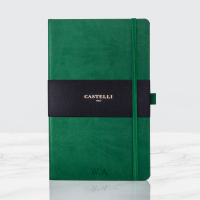 Personalised Green Castelli Notebook