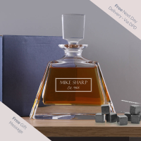 Framed Name Glass Boston Midi Decanter 