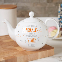  Personalised Face Without Freckles Pot Belly Teapot