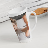 personalised Panoramic Wrap Latte Photo Mug