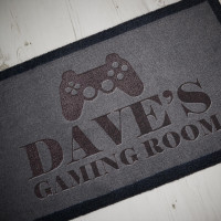 personalised Gaming Room Doormat