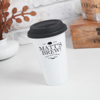 personalised Gentleman's Brew Travel Mug