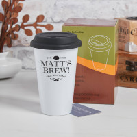 personalised Gentleman's Brew Travel Mug