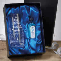 personalised Blenheim High Ball Gift Set with Gin