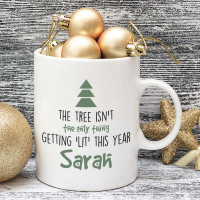 personalised christmas durham mug