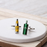 personalised gin and tonic cufflinks
