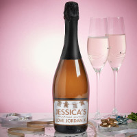 personalised Gingerbread Man Christmas Prosecco