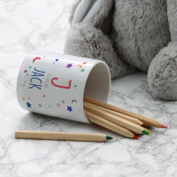 personalised moon and star pen pot