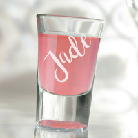 personalised Girls Name Conical Shot Glass