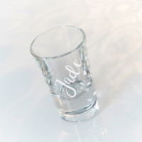 personalised Girls Name Conical Shot Glass