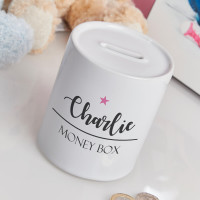 personalised girls star name money box