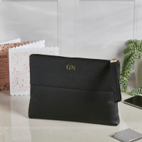 personalised Courtney Handbag Black