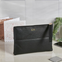 personalised Courtney Handbag Black