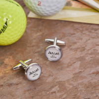 personalised no1 golfer cufflinks