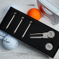 personalised golf tee set