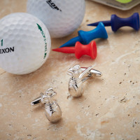 Personalised Golf Bag Cufflinks