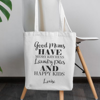 personalised Good Mums Canvas Tote Bag