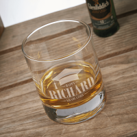 Graduation Cap 290ml Bar Line Old Fashioned Whisky Tumbler