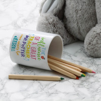 personalised Greatest Teacher Pen Pot