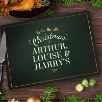 Green Christmas Chopping Board
