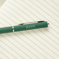 Green Wilson Notebook Pen Gift Set