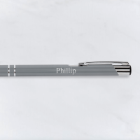 Grey Engraved Pen