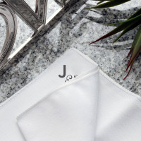 personalised Ornate Ampersand Pocket Square