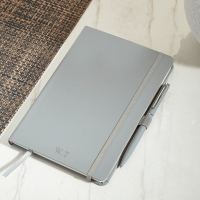 Grey Notebook & Pen Gift Set