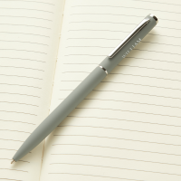 Grey Notebook & Pen Gift Set