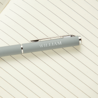 Grey Notebook & Pen Gift Set