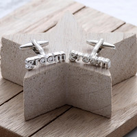 personalised Groom Cufflinks Gift Set