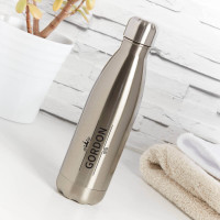 Personalised Silver Water bottle